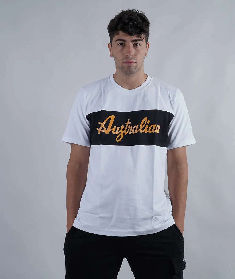 AUSTRALIAN LOGO COTTON T-SHIRT