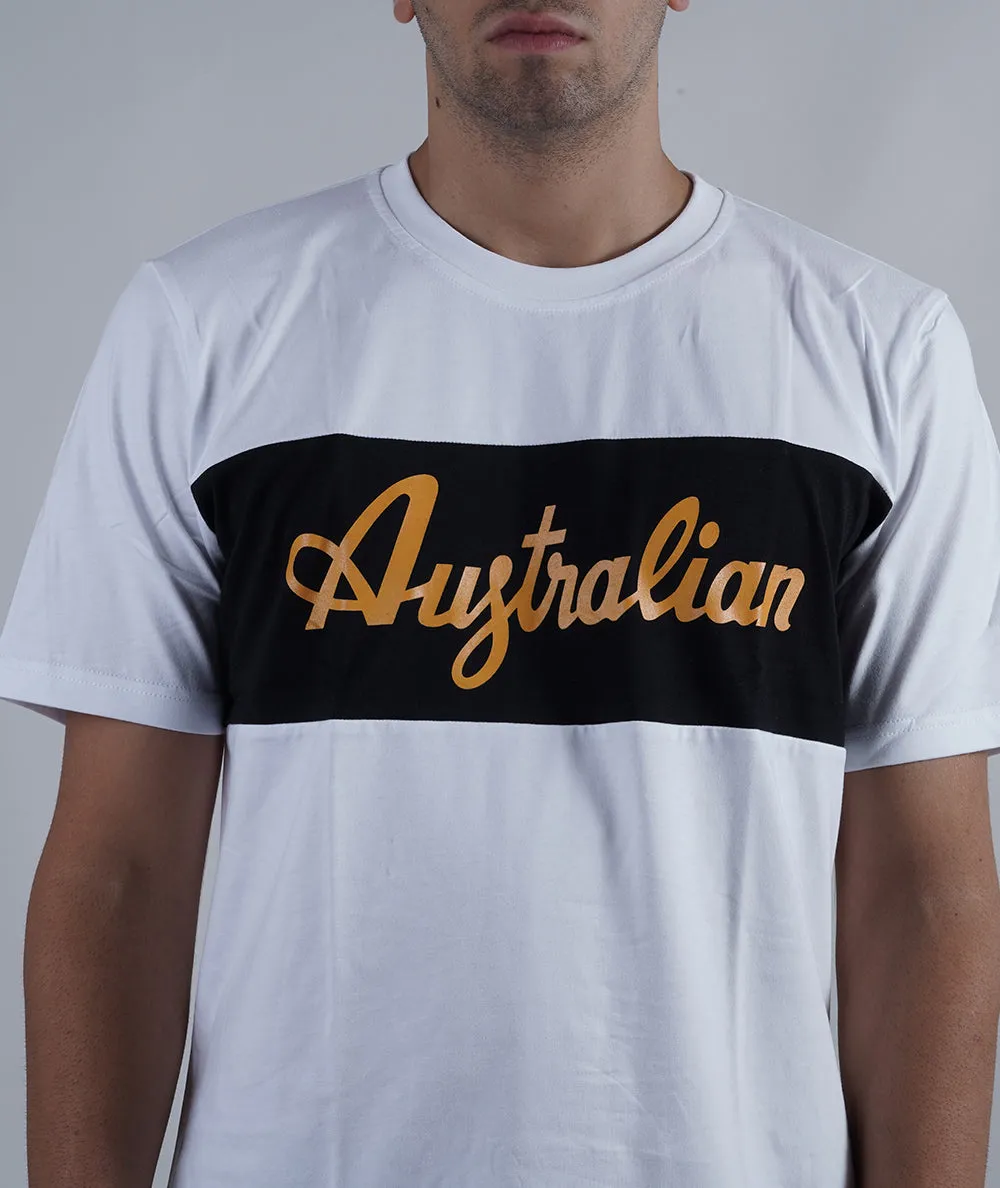 AUSTRALIAN LOGO COTTON T-SHIRT