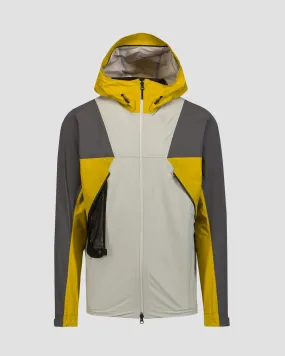 Giacca uomo Goldwin PERTEX SHIELD AIR Mountaineering Jacket grigio-gialla