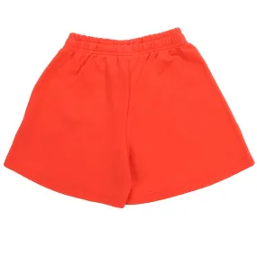 Shorts In Felpa Papaya Con Logo Bambina E Teen