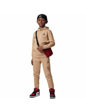 Tuta da Bambini Jordan Essentials Flc Po Marrone Taglia 2-3 Anni